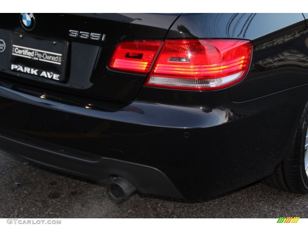 2010 3 Series 335i xDrive Coupe - Black Sapphire Metallic / Black photo #21