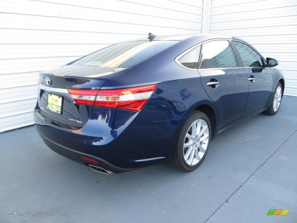 2013 Avalon Limited - Nautical Blue Metallic / Almond photo #4