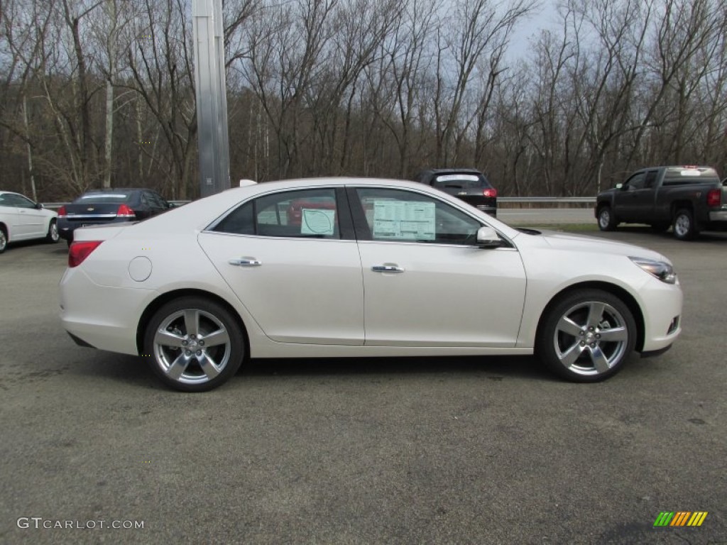 White Diamond Tricoat 2014 Chevrolet Malibu LTZ Exterior Photo #87973788