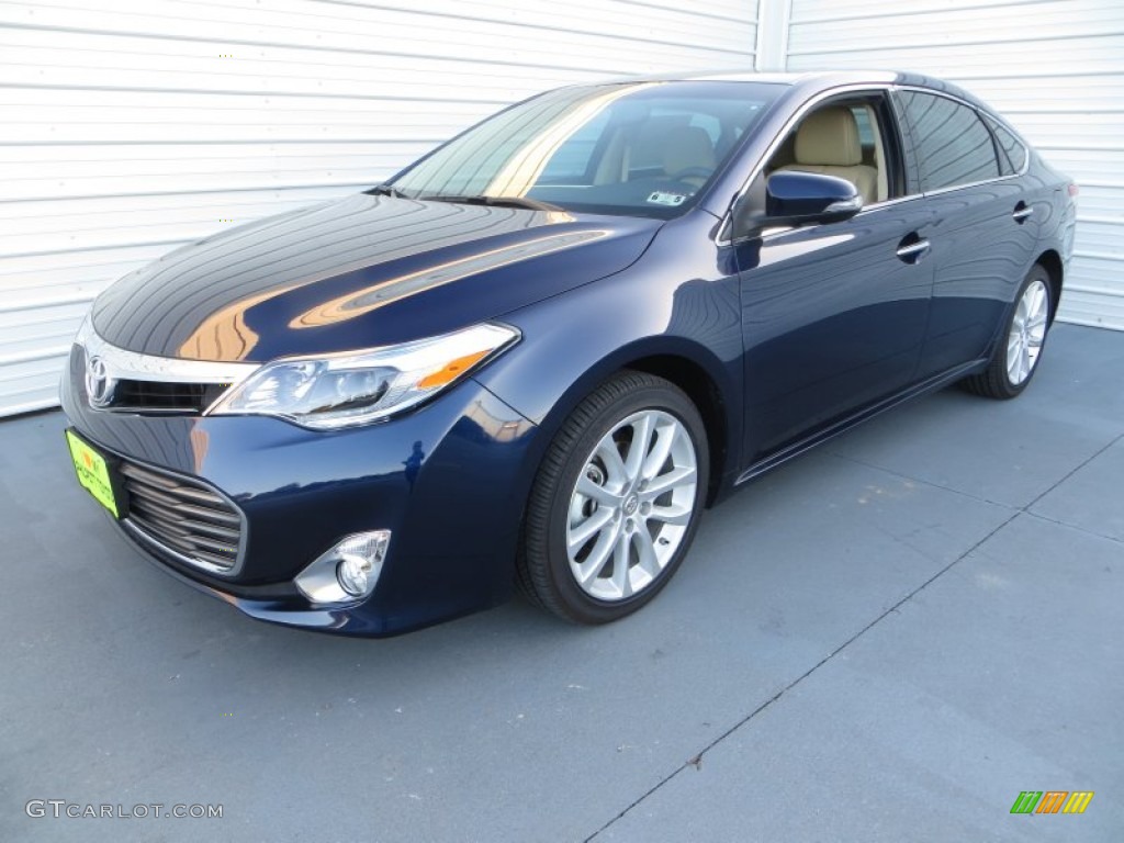 2013 Avalon Limited - Nautical Blue Metallic / Almond photo #7