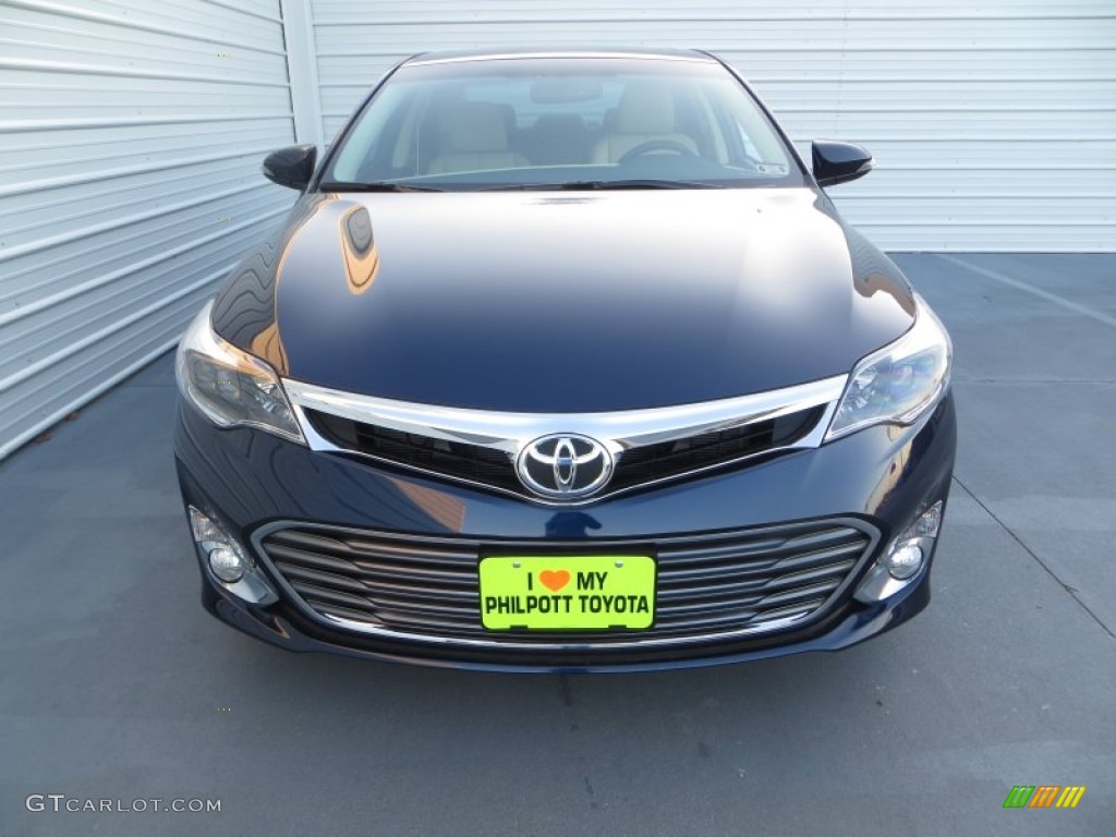 2013 Avalon Limited - Nautical Blue Metallic / Almond photo #8