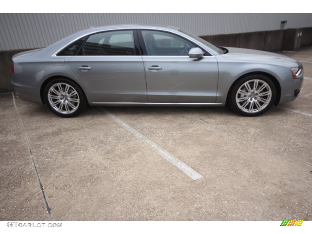 2014 A8 L 4.0T quattro - Quartz Gray Metallic / Black photo #7