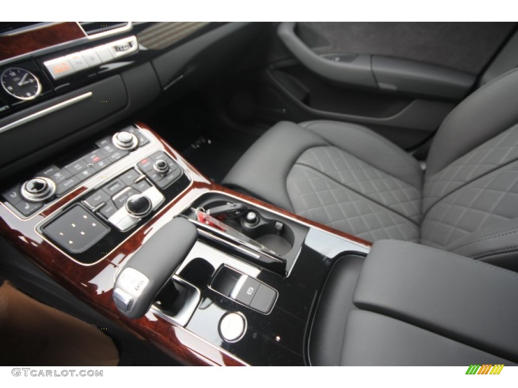 2014 A8 L 4.0T quattro - Quartz Gray Metallic / Black photo #13