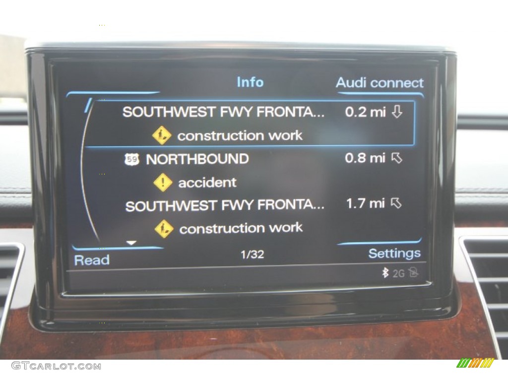 2014 A8 L 4.0T quattro - Quartz Gray Metallic / Black photo #18