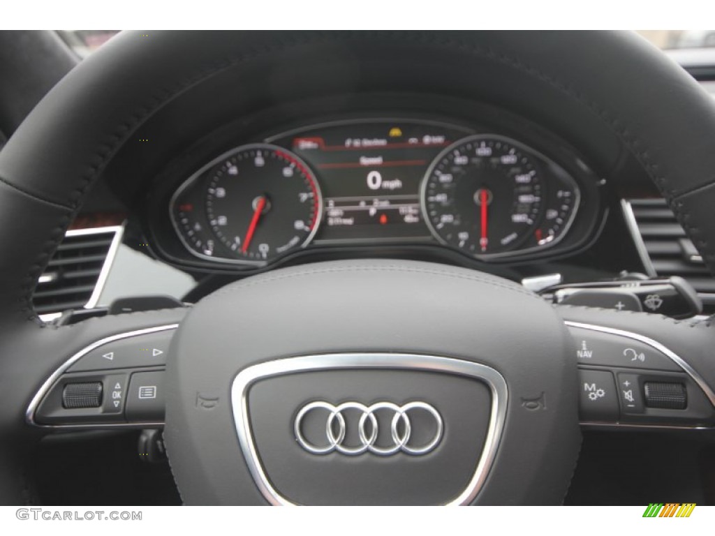 2014 A8 L 4.0T quattro - Quartz Gray Metallic / Black photo #24
