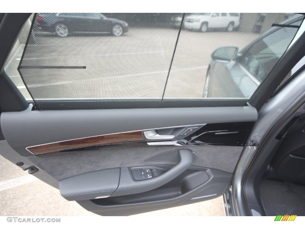 2014 A8 L 4.0T quattro - Quartz Gray Metallic / Black photo #30