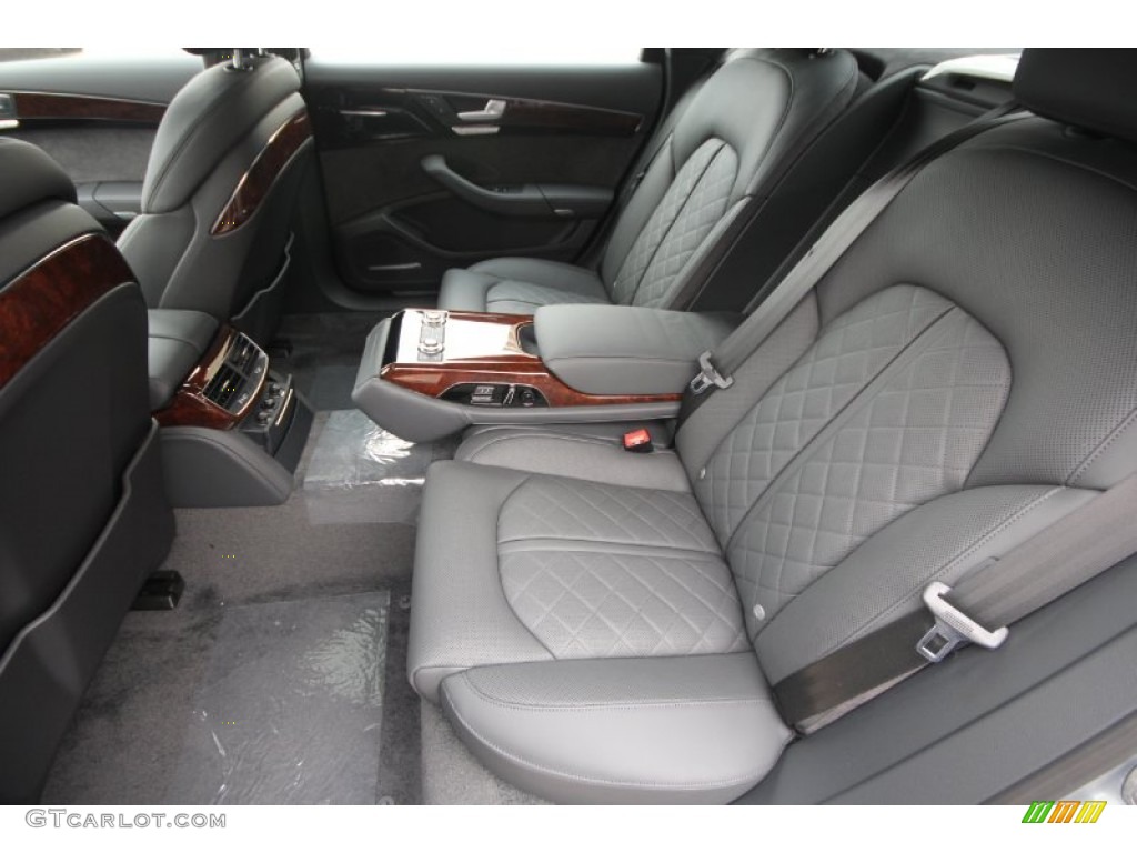 2014 A8 L 4.0T quattro - Quartz Gray Metallic / Black photo #32