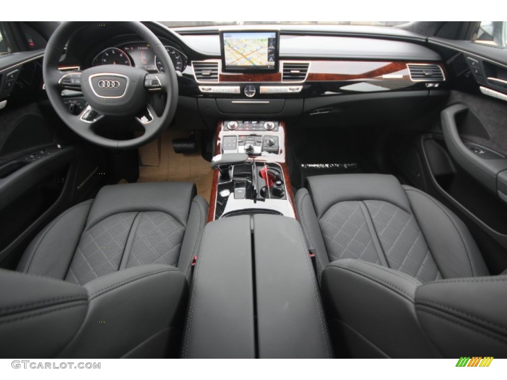 2014 A8 L 4.0T quattro - Quartz Gray Metallic / Black photo #35