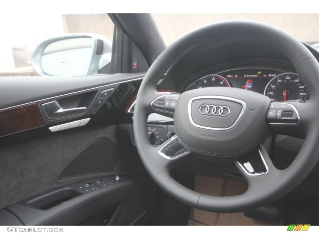 2014 A8 L 4.0T quattro - Quartz Gray Metallic / Black photo #36