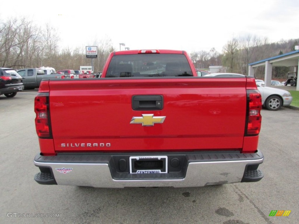 2014 Silverado 1500 WT Regular Cab 4x4 - Victory Red / Jet Black/Dark Ash photo #5