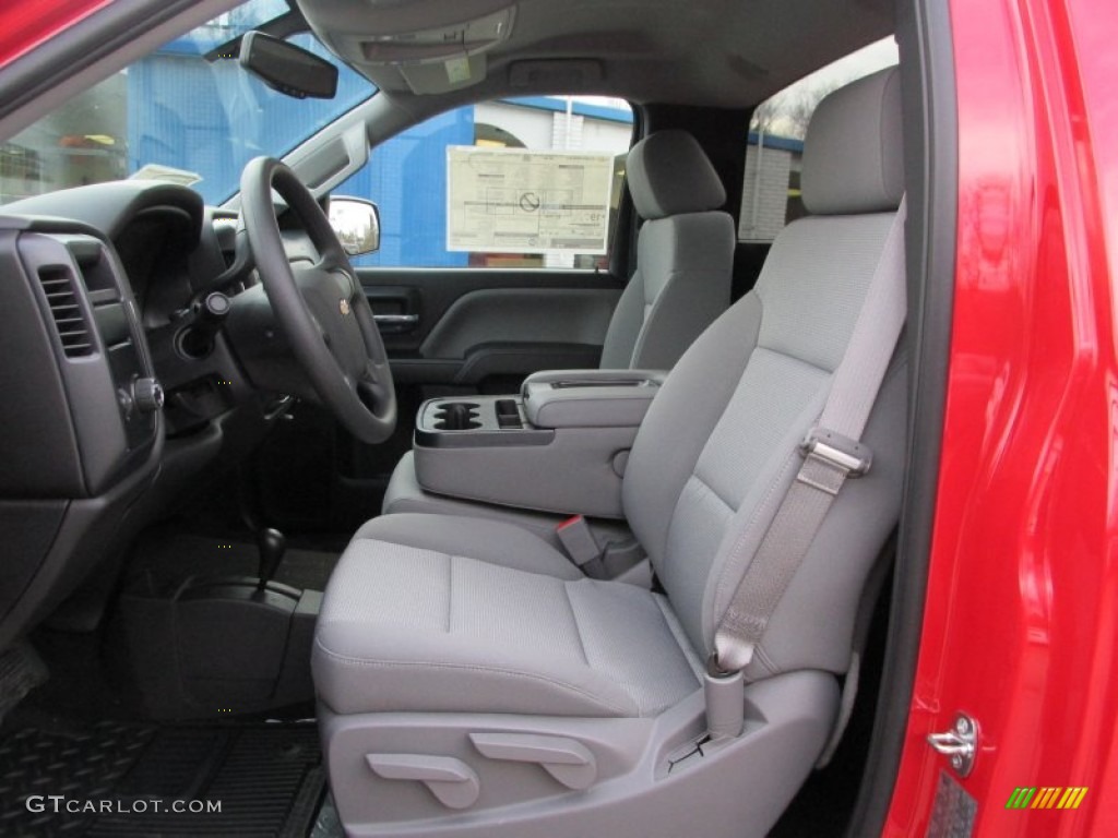 2014 Silverado 1500 WT Regular Cab 4x4 - Victory Red / Jet Black/Dark Ash photo #14