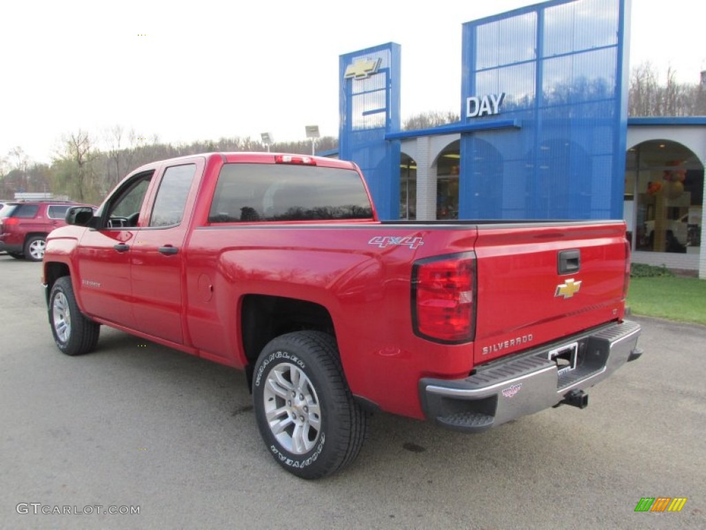 2014 Silverado 1500 LT Double Cab 4x4 - Victory Red / Jet Black photo #3