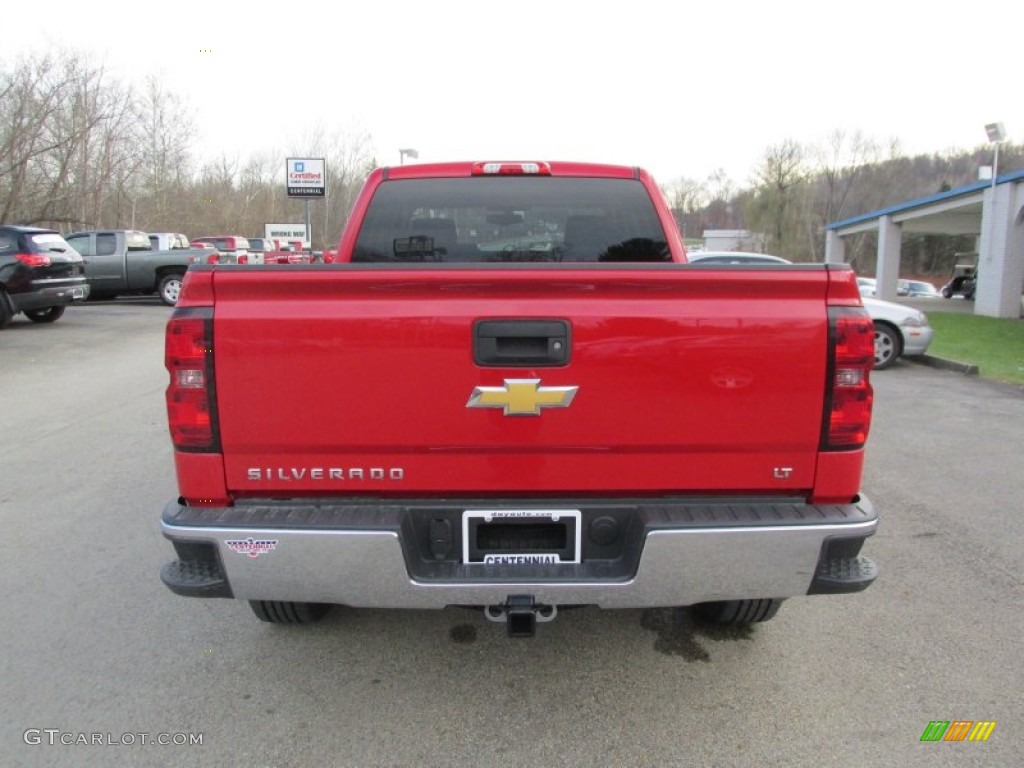 2014 Silverado 1500 LT Double Cab 4x4 - Victory Red / Jet Black photo #4