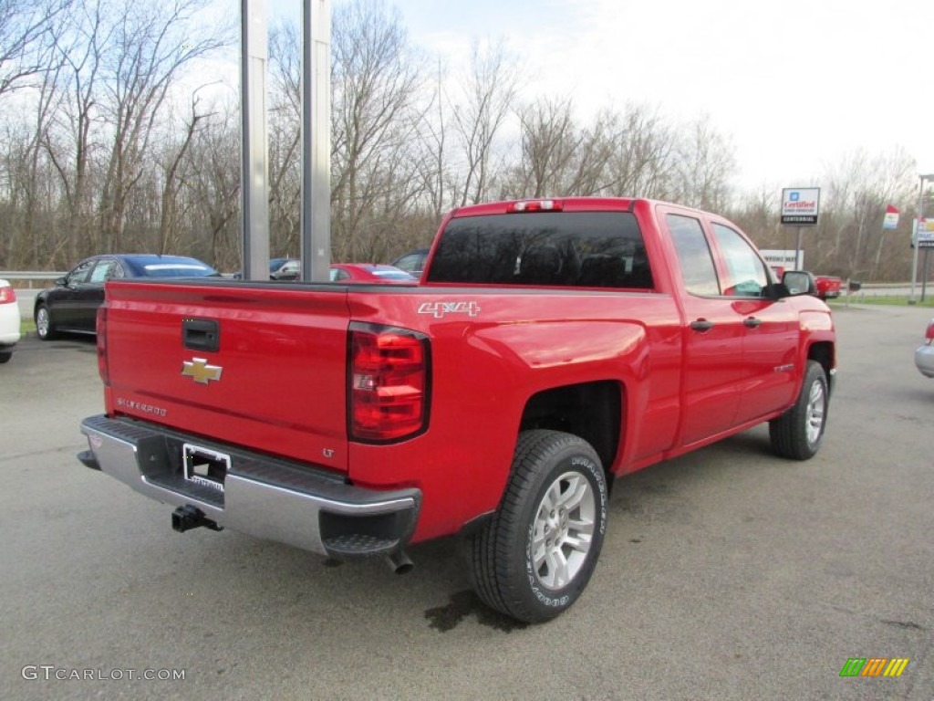 2014 Silverado 1500 LT Double Cab 4x4 - Victory Red / Jet Black photo #5