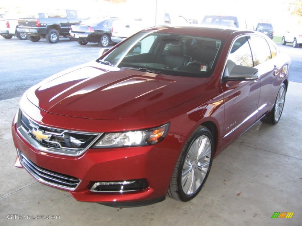 2014 Impala LTZ - Red Rock Metallic / Jet Black photo #25