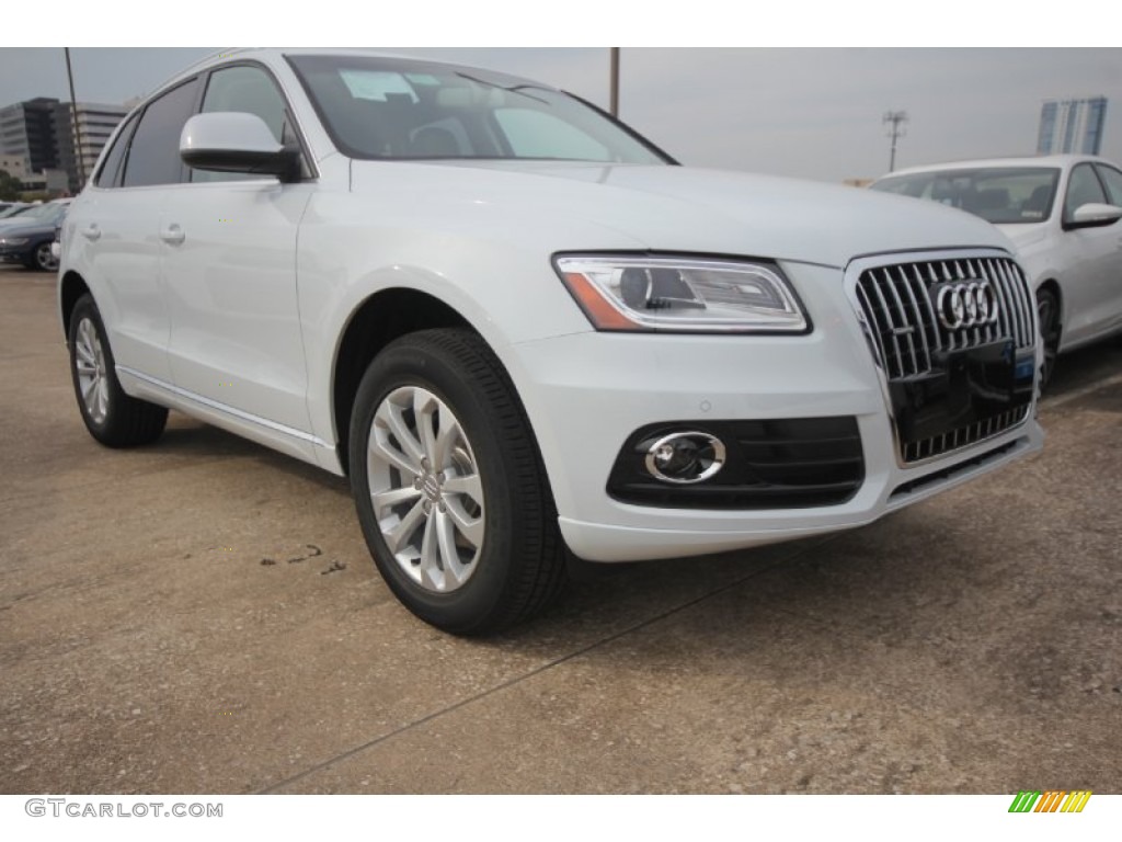 2014 Q5 2.0 TFSI quattro - Glacier White Metallic / Pistachio Beige photo #1