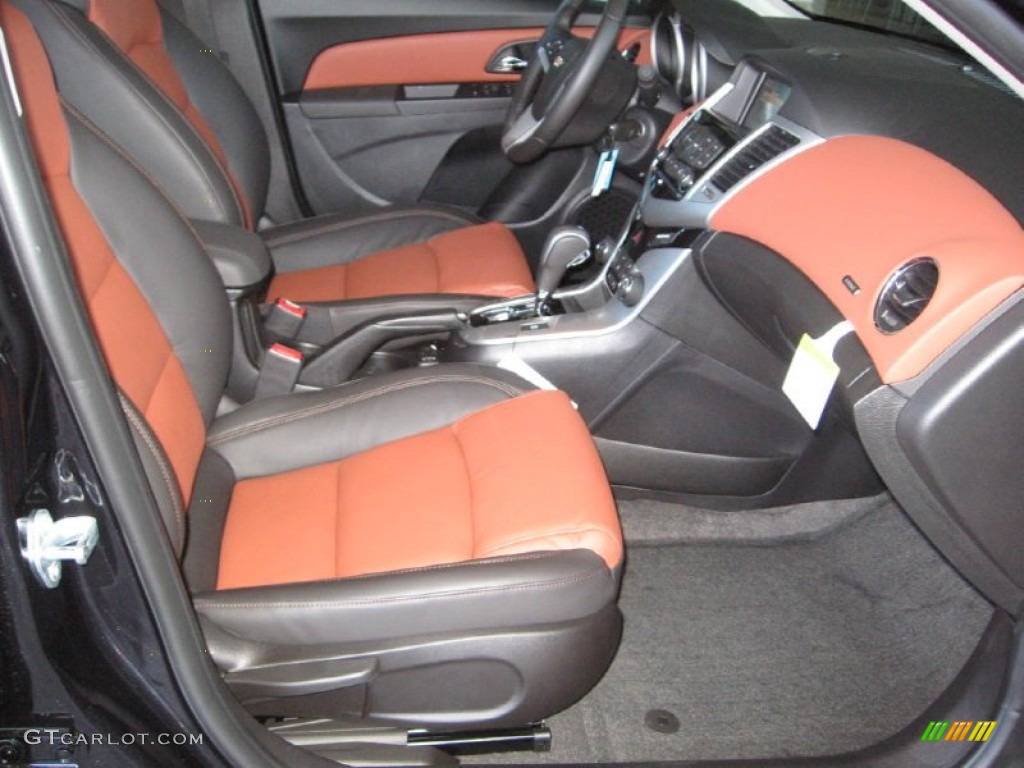 2014 Cruze LT - Black Granite Metallic / Jet Black/Brick photo #10