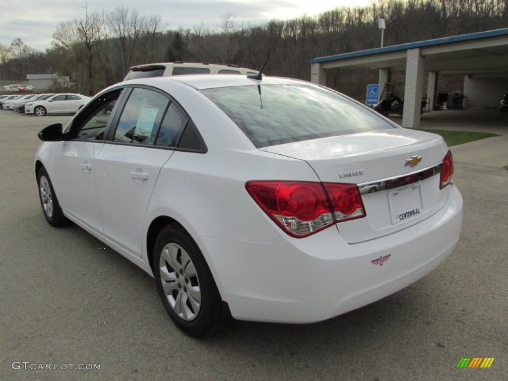 2014 Cruze LS - Summit White / Jet Black/Medium Titanium photo #4