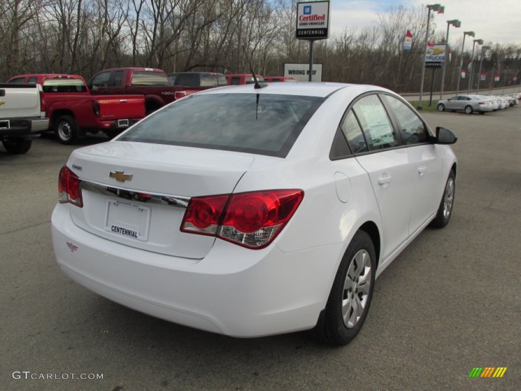 2014 Cruze LS - Summit White / Jet Black/Medium Titanium photo #6