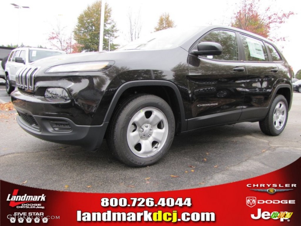 Brilliant Black Crystal Pearl Jeep Cherokee