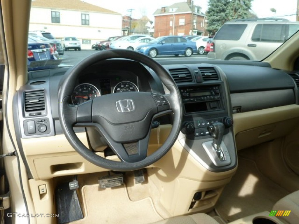 2008 CR-V LX - Borrego Beige Metallic / Ivory photo #6