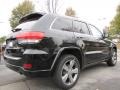 2014 Brilliant Black Crystal Pearl Jeep Grand Cherokee Overland  photo #3