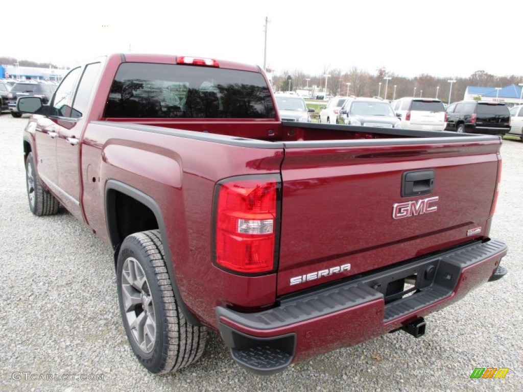 2014 Sierra 1500 SLT Double Cab 4x4 - Sonoma Red Metallic / Jet Black photo #29