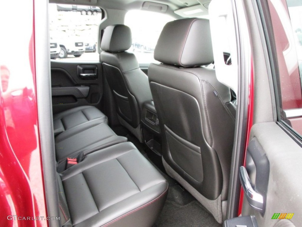 2014 Sierra 1500 SLT Double Cab 4x4 - Sonoma Red Metallic / Jet Black photo #31