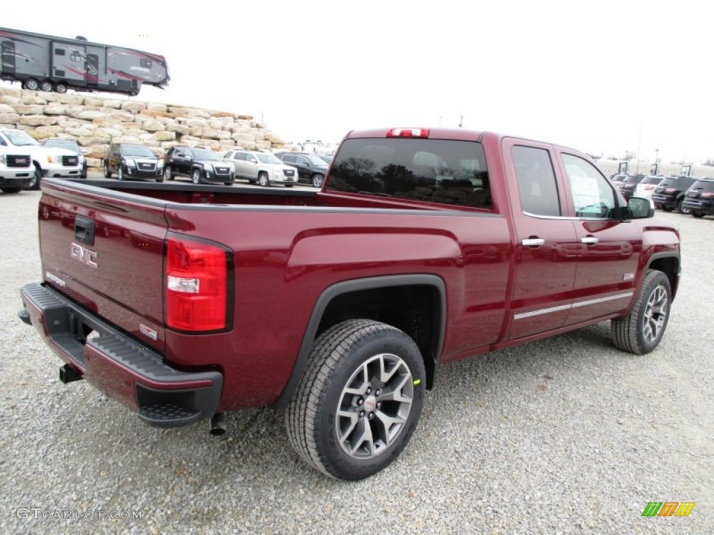 2014 Sierra 1500 SLT Double Cab 4x4 - Sonoma Red Metallic / Jet Black photo #35