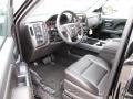 Jet Black 2014 GMC Sierra 1500 SLT Double Cab 4x4 Interior Color