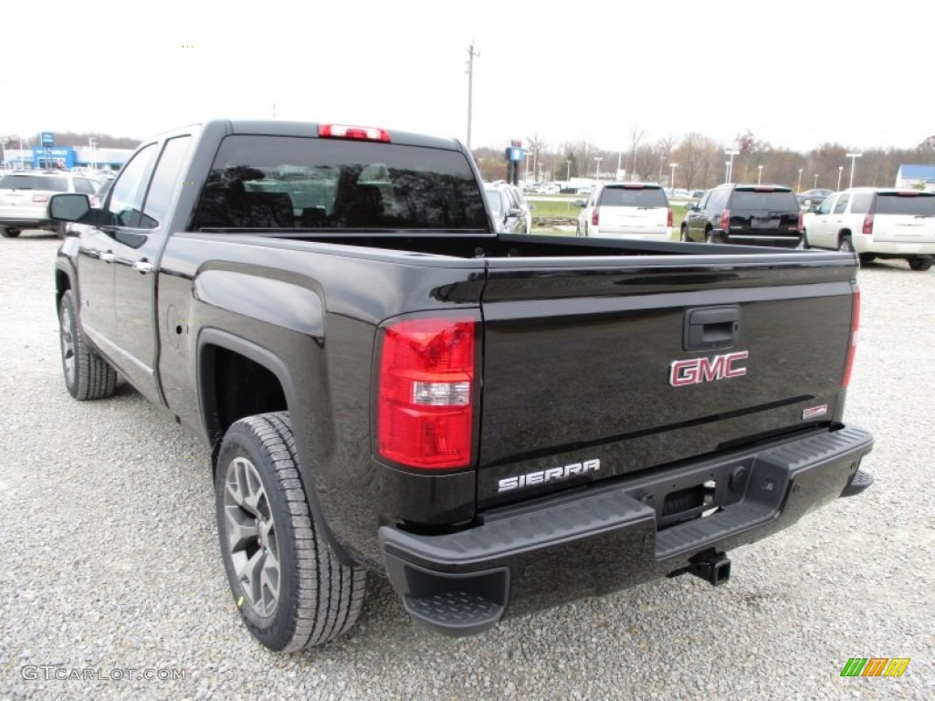 2014 Sierra 1500 SLT Double Cab 4x4 - Onyx Black / Jet Black photo #29