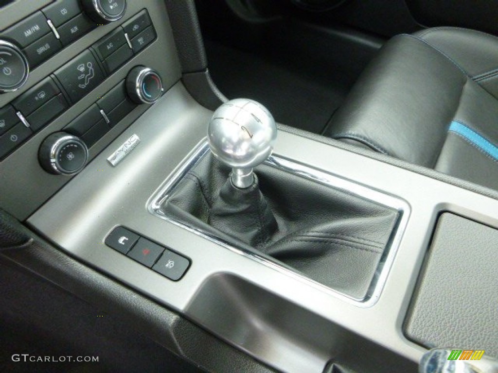 2010 Mustang GT Premium Coupe - Grabber Blue / Charcoal Black/Grabber Blue photo #12