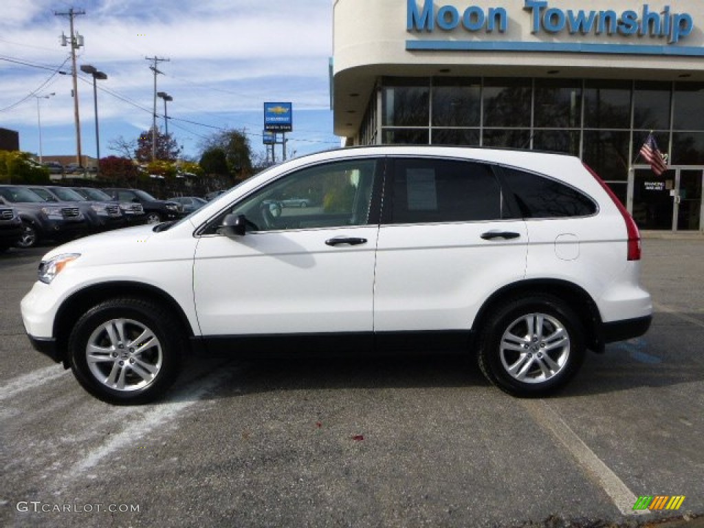 2011 CR-V EX 4WD - Taffeta White / Gray photo #2