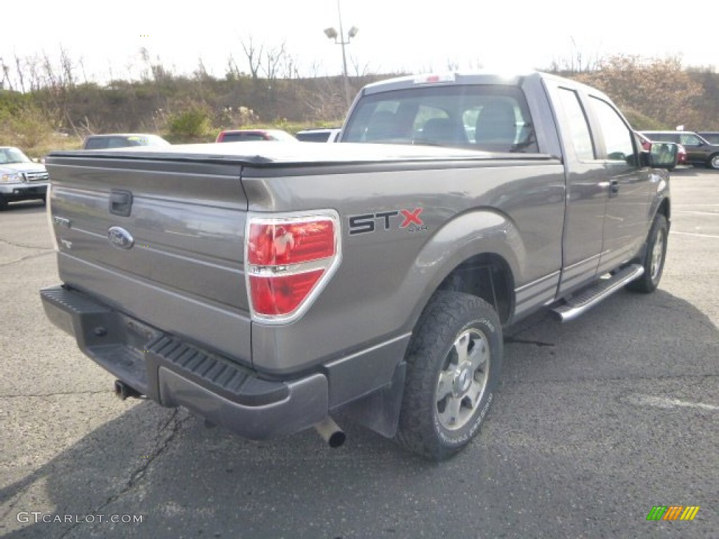 2010 F150 STX SuperCab 4x4 - Sterling Grey Metallic / Medium Stone photo #2