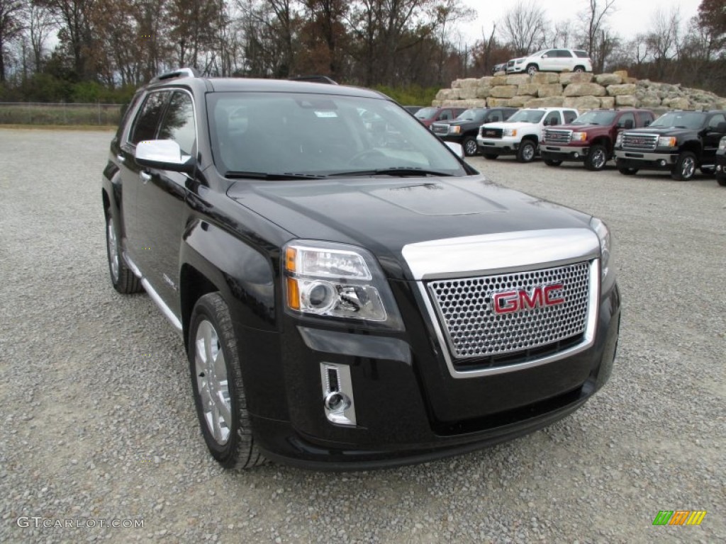 Carbon Black Metallic 2014 GMC Terrain Denali AWD Exterior Photo #87981528