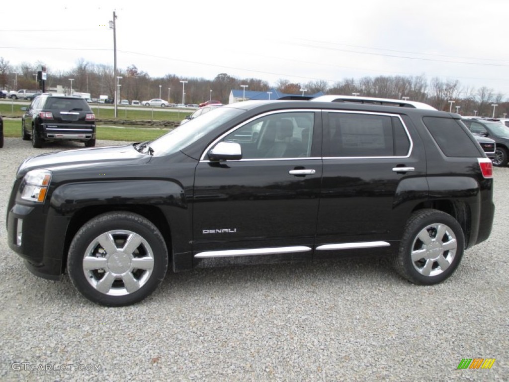 Carbon Black Metallic 2014 GMC Terrain Denali AWD Exterior Photo #87981576