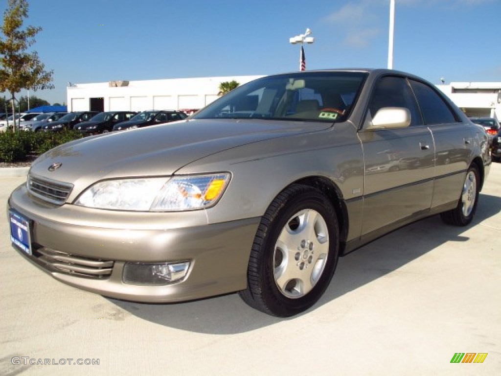 2000 ES 300 Sedan - Burnished Gold Metallic / Ivory photo #3