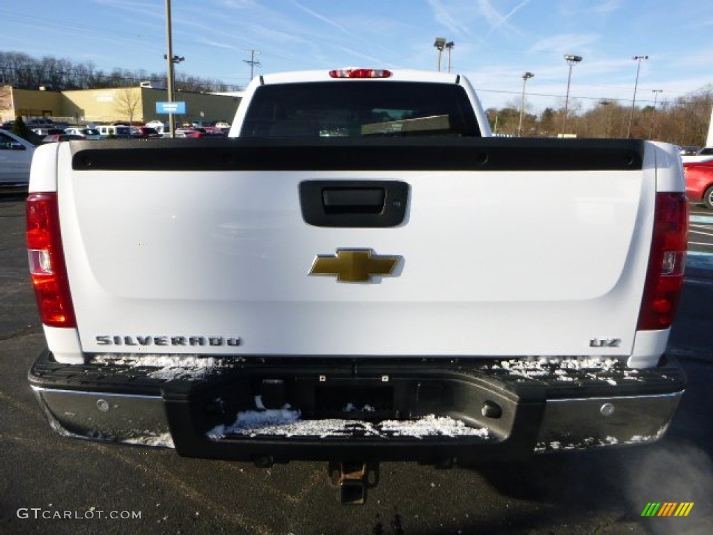 2008 Silverado 1500 LTZ Extended Cab 4x4 - Summit White / Light Cashmere/Ebony Accents photo #4