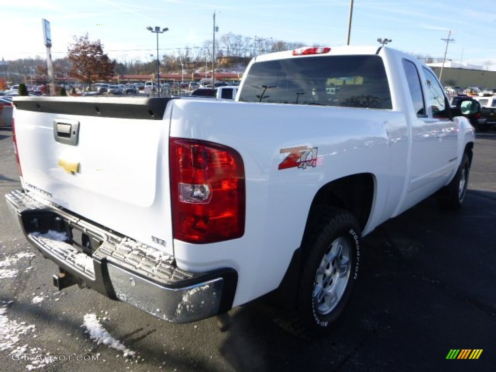 2008 Silverado 1500 LTZ Extended Cab 4x4 - Summit White / Light Cashmere/Ebony Accents photo #5