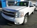 2008 Summit White Chevrolet Silverado 1500 LTZ Extended Cab 4x4  photo #8