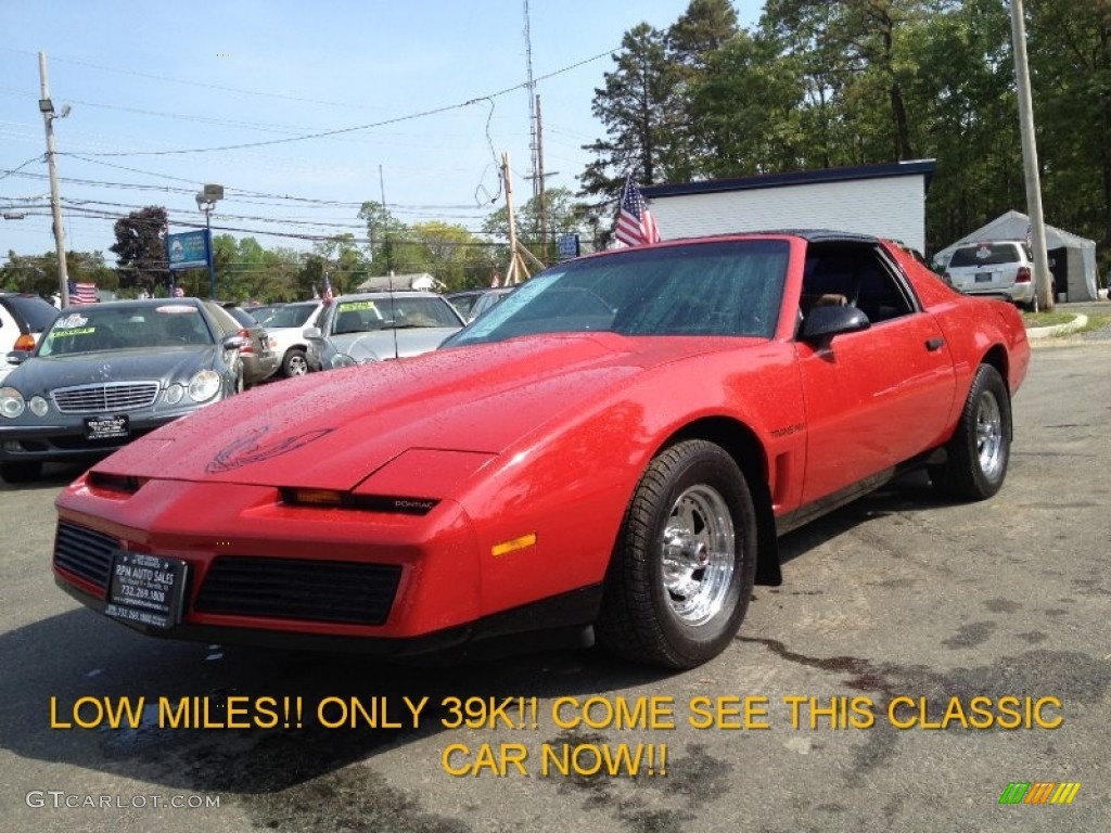 1983 Firebird Trans Am Coupe - Bright Red / Charcoal photo #1