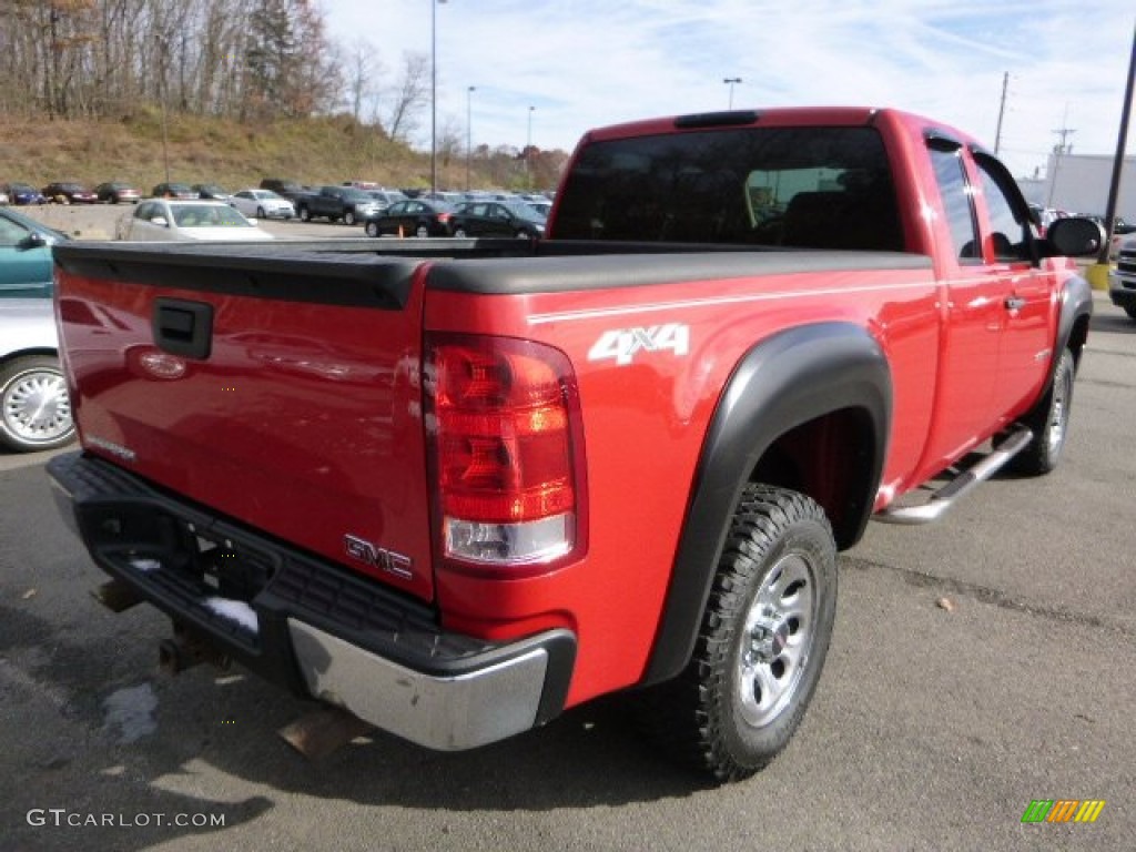 2008 Sierra 1500 Extended Cab 4x4 - Fire Red / Dark Titanium photo #4