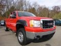 2008 Fire Red GMC Sierra 1500 Extended Cab 4x4  photo #5