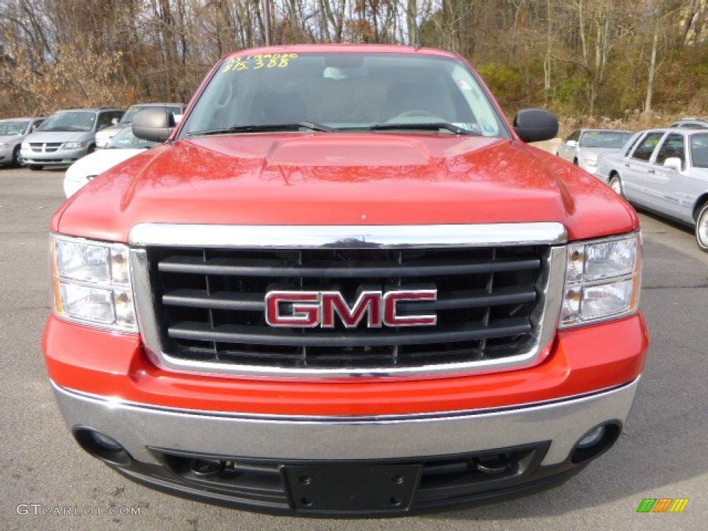 2008 Sierra 1500 Extended Cab 4x4 - Fire Red / Dark Titanium photo #6