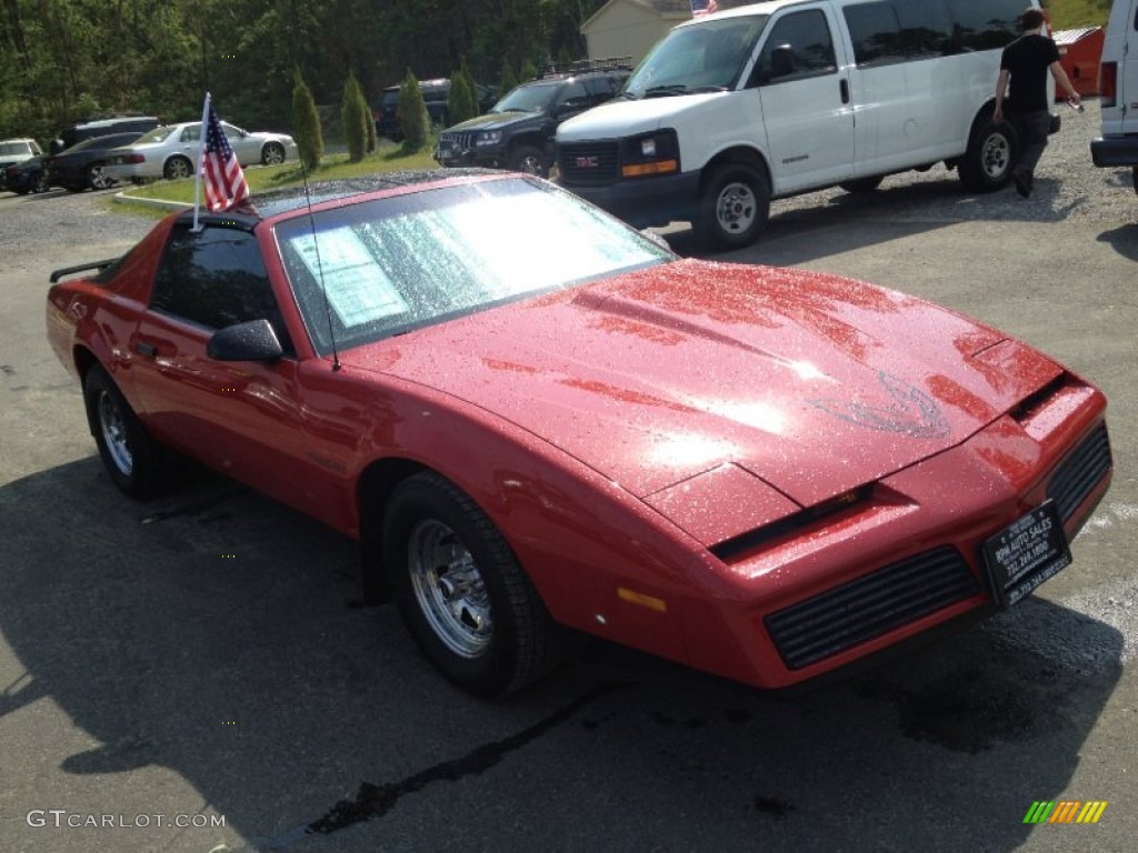 1983 Firebird Trans Am Coupe - Bright Red / Charcoal photo #29
