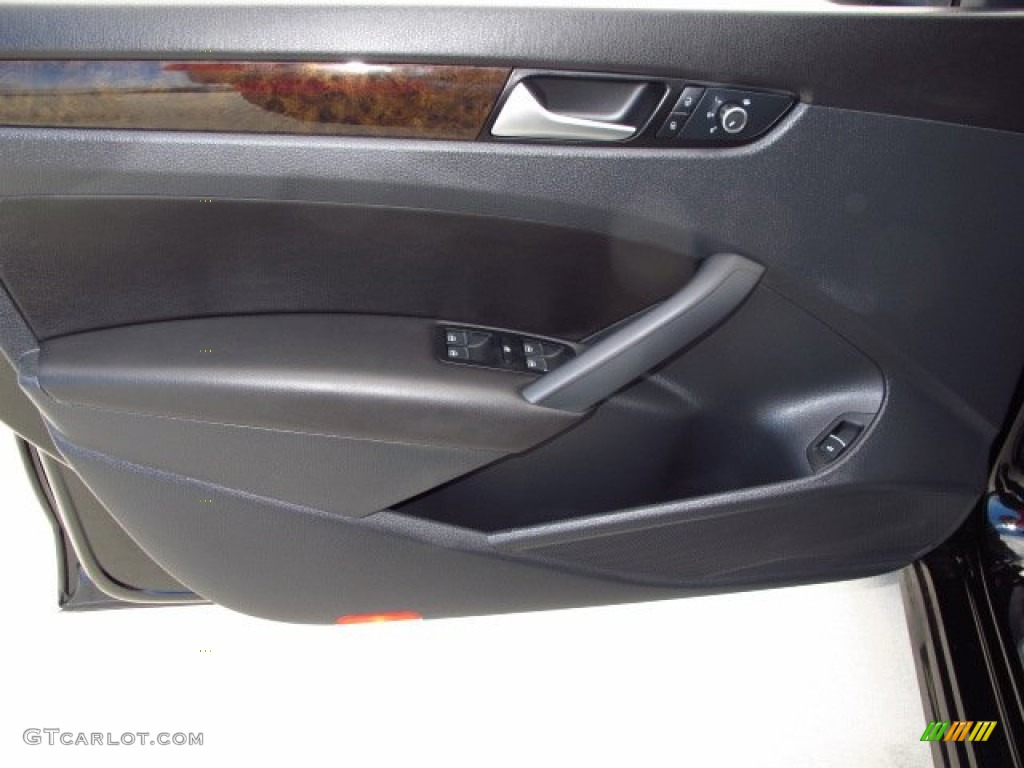 2014 Passat TDI SEL Premium - Black / Titan Black photo #10