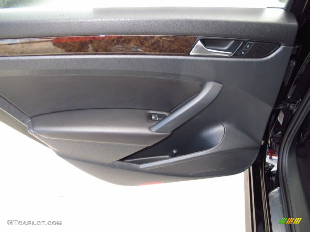 2014 Passat TDI SEL Premium - Black / Titan Black photo #12