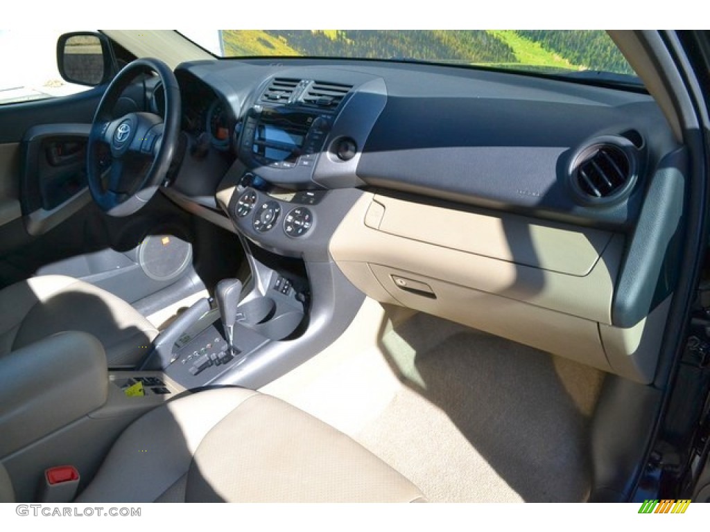 2010 RAV4 Limited 4WD - Black / Sand Beige photo #15