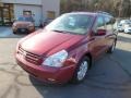 2008 Claret Red Metallic Kia Sedona EX  photo #3