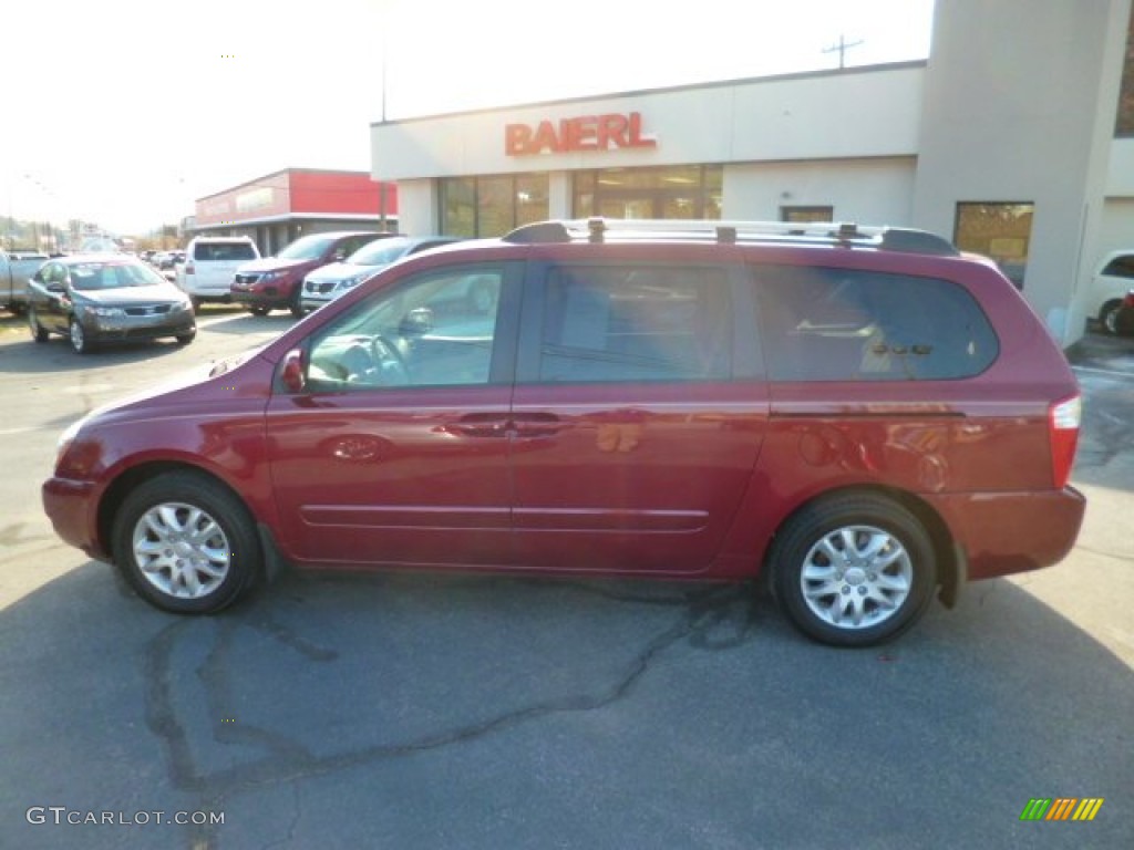 2008 Sedona EX - Claret Red Metallic / Beige photo #4